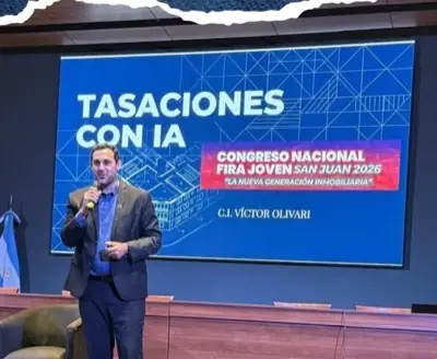 Disertación sobre tasaciones con IA en el Congreso FIRA Joven, San Juan 2026