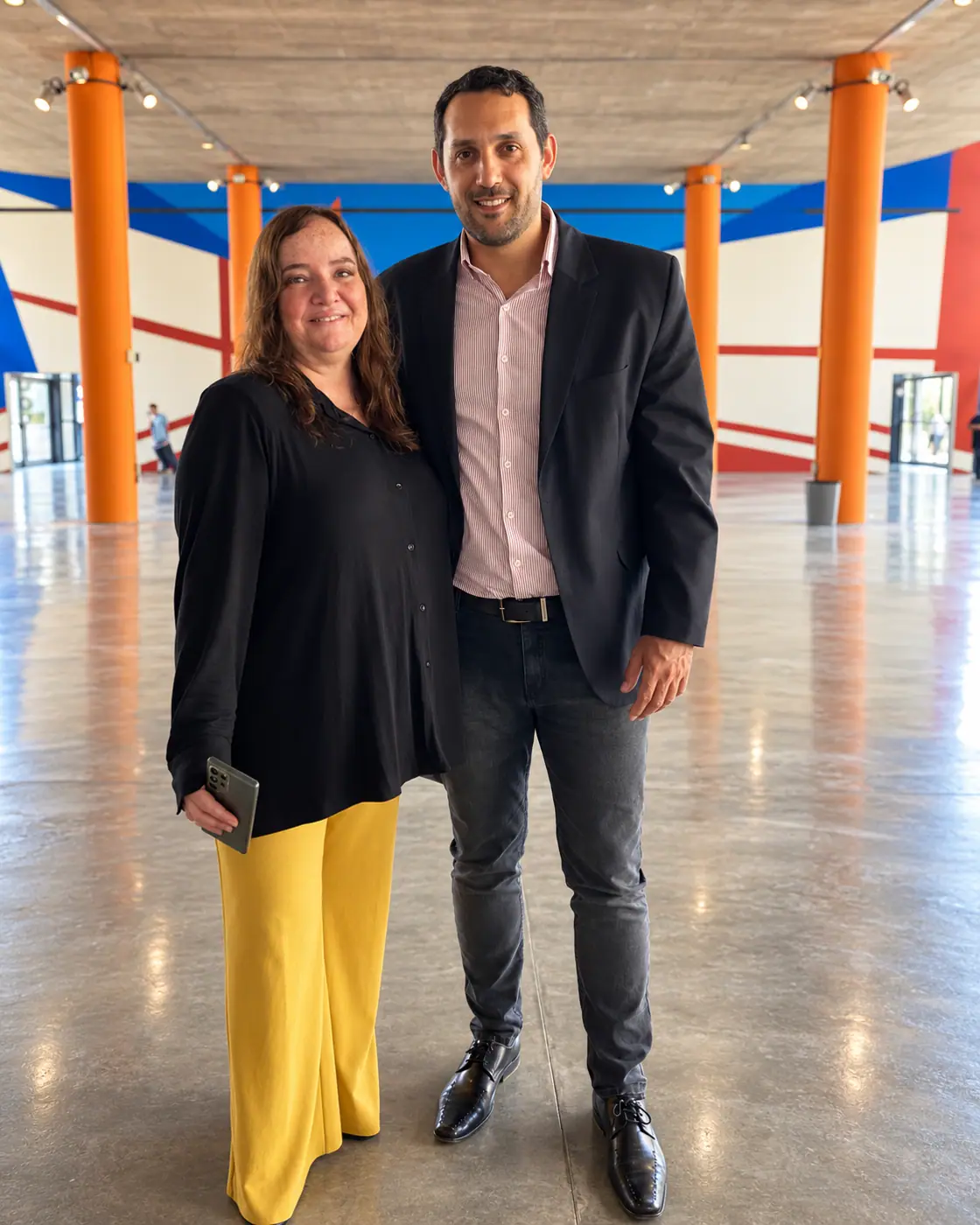 Con Daniela Werkalec